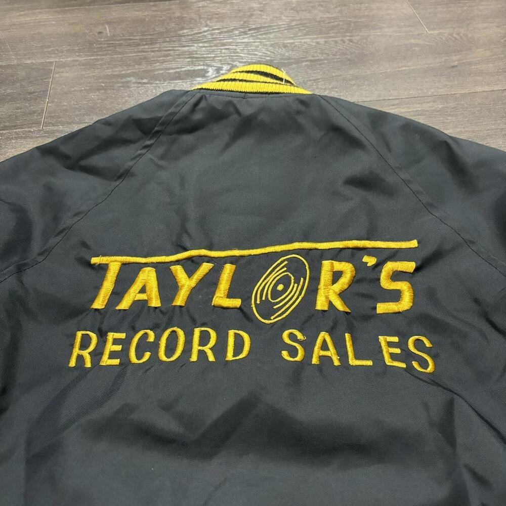 Vintage Taylors Record Sales Bomber Jacket 70s Small/XSmall